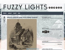 Tablet Screenshot of fuzzylights.com